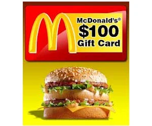 McDonald's Gift Card